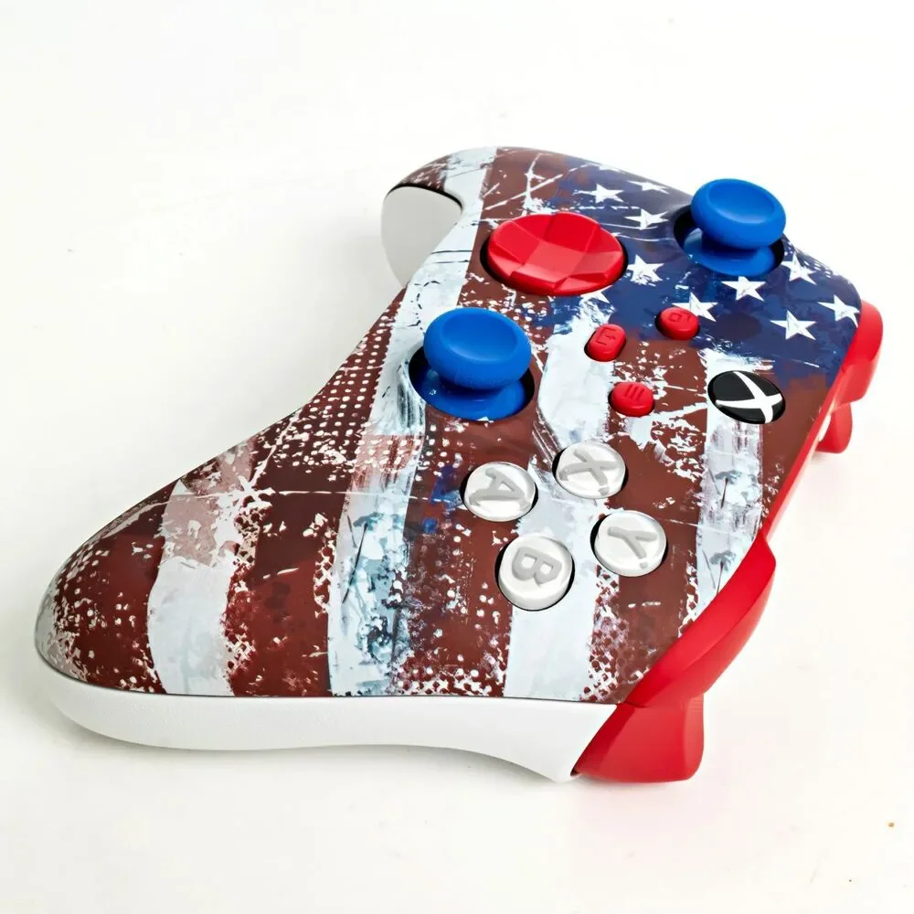 Xbox Wireless Gaming Controller - Distressed US Flag - Never Used